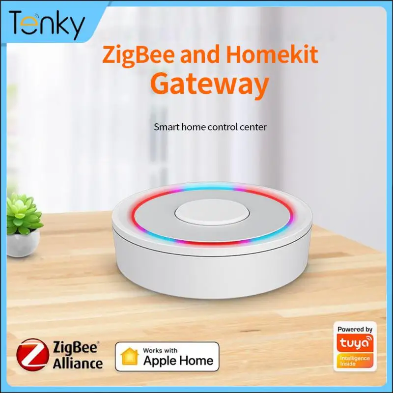 Tuya HomeKit ZigBee Smart Gateway Wired Hub Bridge APP Remote Control SmartLife Support Android/IOS System Work With Apple Home
Tuya HomeKit ZigBee Smart Gateway Wired Hub Bridge APP Remote Control SmartLife Support Android/IOS System Work With Apple Home