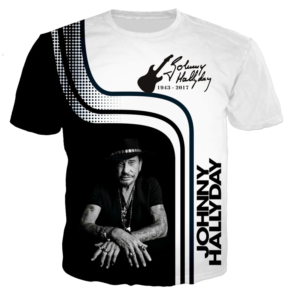 Johnny Hallyday 3D Printed T-shirt Men Women Summer Fashion Casual Harajuku Short Sleeve Round Neck Streetwear Oversized Tops
Johnny Hallyday 3D Printed T-shirt Men Women Summer Fashion Casual Harajuku Short Sleeve Round Neck Streetwear Oversized Tops