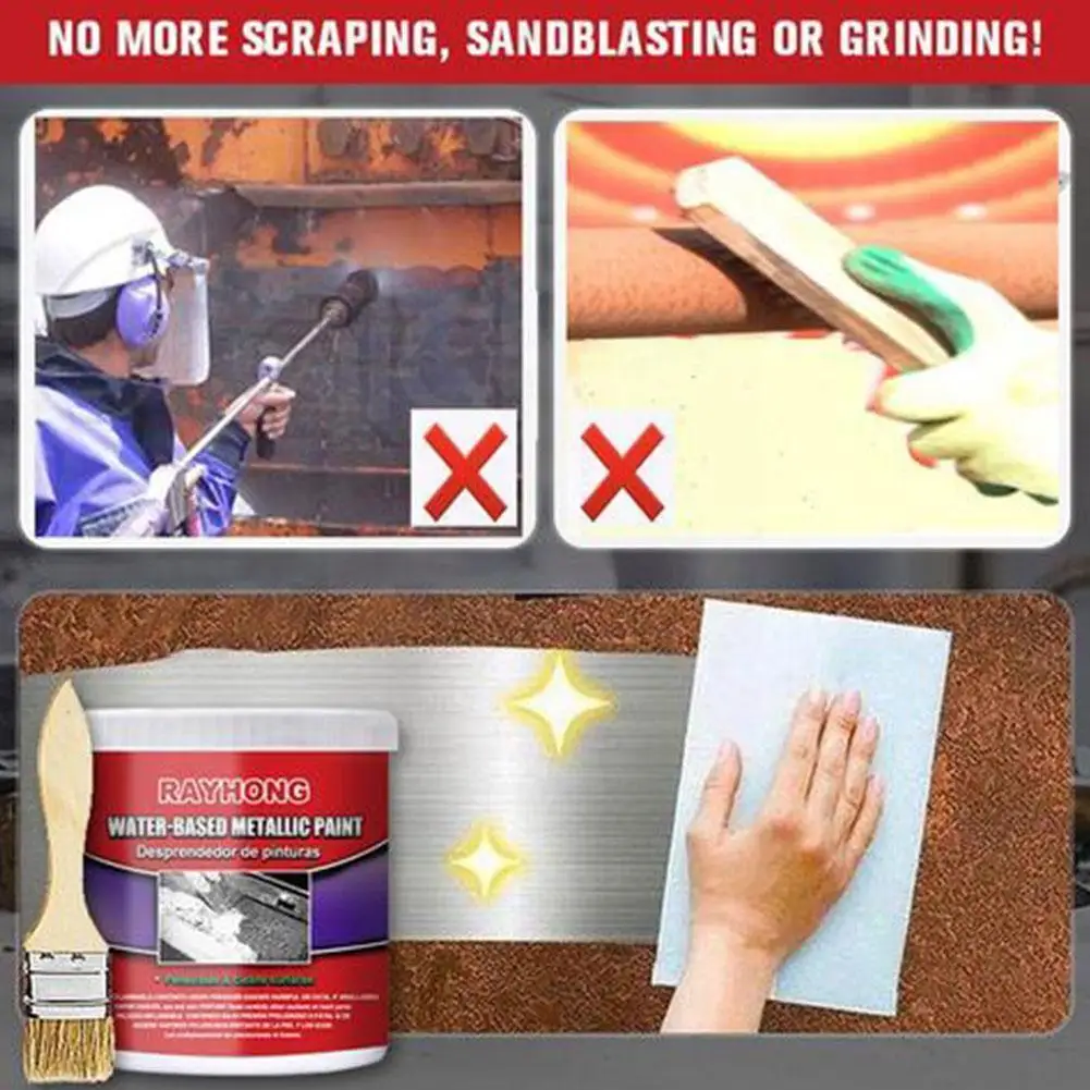 100ml Car Anti-rust Rust Remover Paste With Brush Multi Maintenance Repair Purpose Converter Rust Car Chassis Protect Clean Y9K6
100ml Car Anti-rust Rust Remover Paste With Brush Multi Maintenance Repair Purpose Converter Rust Car Chassis Protect Clean Y9K6