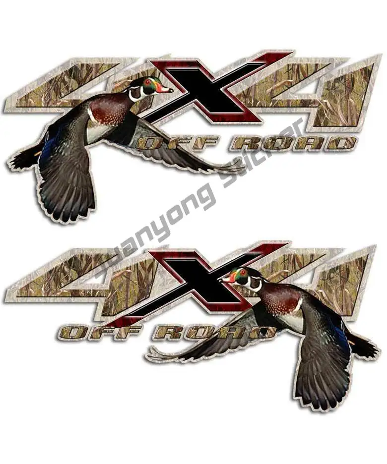 Wood Duck Hunting Sticker - 4x4 Camo Grass Truck Decal for Silverado Sierra Funny Scratches Sunscreen Cartoon Accessories Decor
Wood Duck Hunting Sticker - 4x4 Camo Grass Truck Decal for Silverado Sierra Funny Scratches Sunscreen Cartoon Accessories Decor