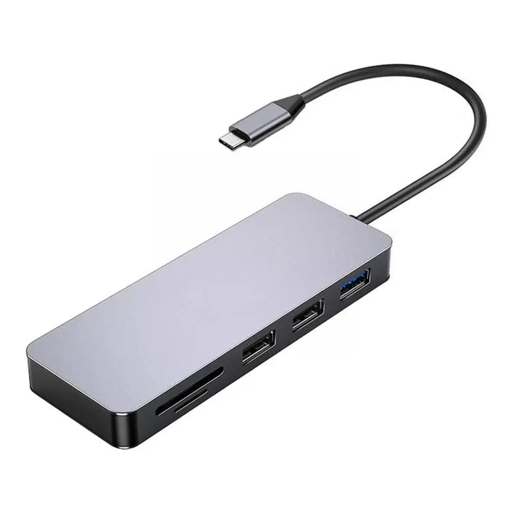 Док-станция USB Type-C 7 в 1, Универсальная док-станция для ноутбука с разъемом USB Type-C, разветвитель для ноутбука, удлинитель для ноутбука Lap H4B4
Док-станция USB Type-C 7 в 1, Универсальная док-станция для ноутбука с разъемом USB Type-C, разветвитель для ноутбука, удлинитель для ноутбука Lap H4B4