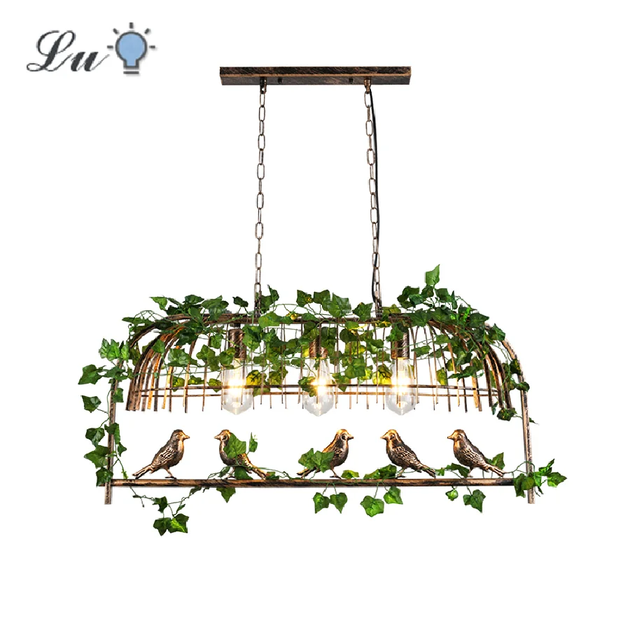 Retro Industrial Wind LED Pendent Light E27 Originality Iron Art Bird Cage Lights Fixture Restaurant Bar Plant Hanging Lamp
Retro Industrial Wind LED Pendent Light E27 Originality Iron Art Bird Cage Lights Fixture Restaurant Bar Plant Hanging Lamp