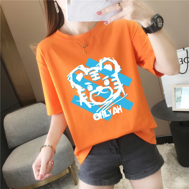 Women's Summer 2022 New Round Neck Short Sleeve T-shirt Tiger Tshirt Women Streetwear Women Top Kawaii Clothes Tshirt Dropship
Women's Summer 2022 New Round Neck Short Sleeve T-shirt Tiger Tshirt Women Streetwear Women Top Kawaii Clothes Tshirt Dropship
