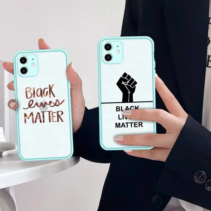 FHNBLJ Black Lives Matter Phone Case for iPhone 11 12 13 Mini Pro Xs Max 8 7 6 6S Plus X XR Solid Candy Color Case
FHNBLJ Black Lives Matter Phone Case for iPhone 11 12 13 Mini Pro Xs Max 8 7 6 6S Plus X XR Solid Candy Color Case