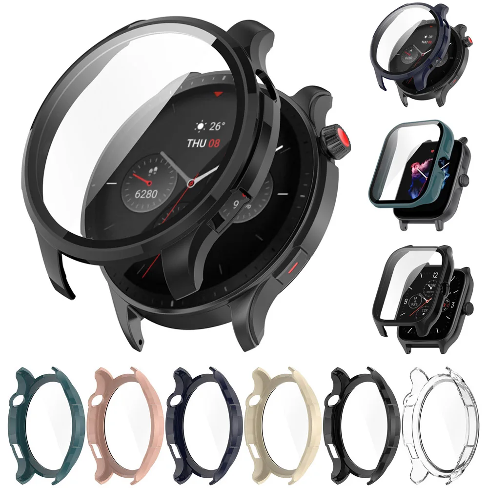 Для Huami Amazfit GTR 4 3 GTR3 Pro GTS 4 GTS3 чехол на весь экран ПК жесткий защитный чехол из закаленного стекла защитный чехол
Для Huami Amazfit GTR 4 3 GTR3 Pro GTS 4 GTS3 чехол на весь экран ПК жесткий защитный чехол из закаленного стекла защитный чехол