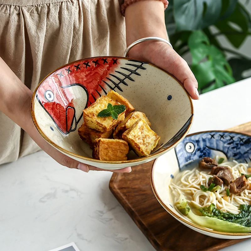 FANCITY Export Japanese noodle bowl home creative commercial large bowl Japanese ramen bowl bowl bowl salad bowl instant noodle
FANCITY Export Japanese noodle bowl home creative commercial large bowl Japanese ramen bowl bowl bowl salad bowl instant noodle