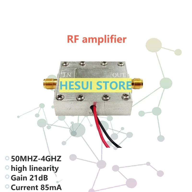 Радиочастотный усилитель усиления 21 дБ 50 м-4000 м с высокой линейностью тока 85 мА с полостью
Радиочастотный усилитель усиления 21 дБ 50 м-4000 м с высокой линейностью тока 85 мА с полостью