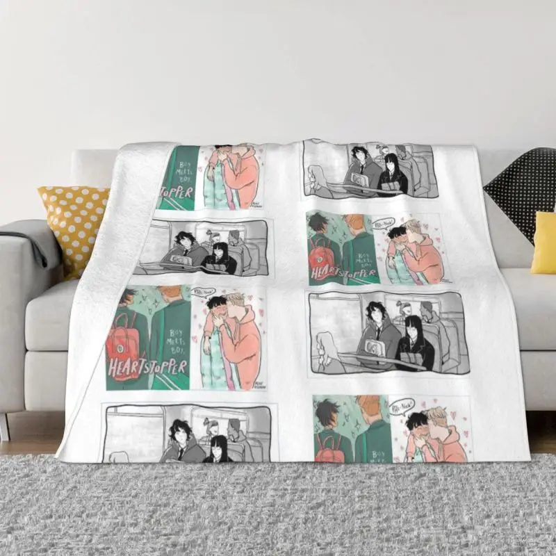Heartstopper Nick Charlie 3D Print Blankets Comfortable Soft Flannel Winter LGBT TV Show Throw Blanket for Sofa Travel Bedding
Heartstopper Nick Charlie 3D Print Blankets Comfortable Soft Flannel Winter LGBT TV Show Throw Blanket for Sofa Travel Bedding