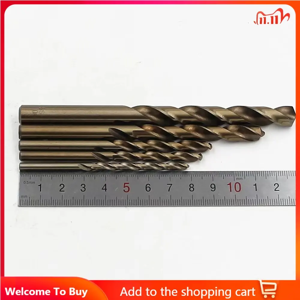 4/5/6/8/10mm M35 Cobalt Twist Drill Bits HSS-Co High Speed Steel Metal Drill Bit Hole Cutter For Stainless Steel
4/5/6/8/10mm M35 Cobalt Twist Drill Bits HSS-Co High Speed Steel Metal Drill Bit Hole Cutter For Stainless Steel