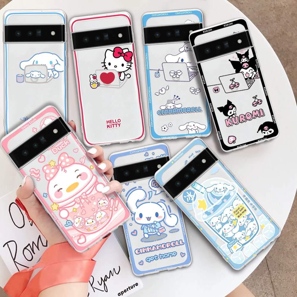 Sanrio Pochacco Cinnamoroll Phone Case For Google pixel 7 4 6 5 A PRO XL HELLO KITTY cartoon silicone Soft Funda Capa cover
Sanrio Pochacco Cinnamoroll Phone Case For Google pixel 7 4 6 5 A PRO XL HELLO KITTY cartoon silicone Soft Funda Capa cover