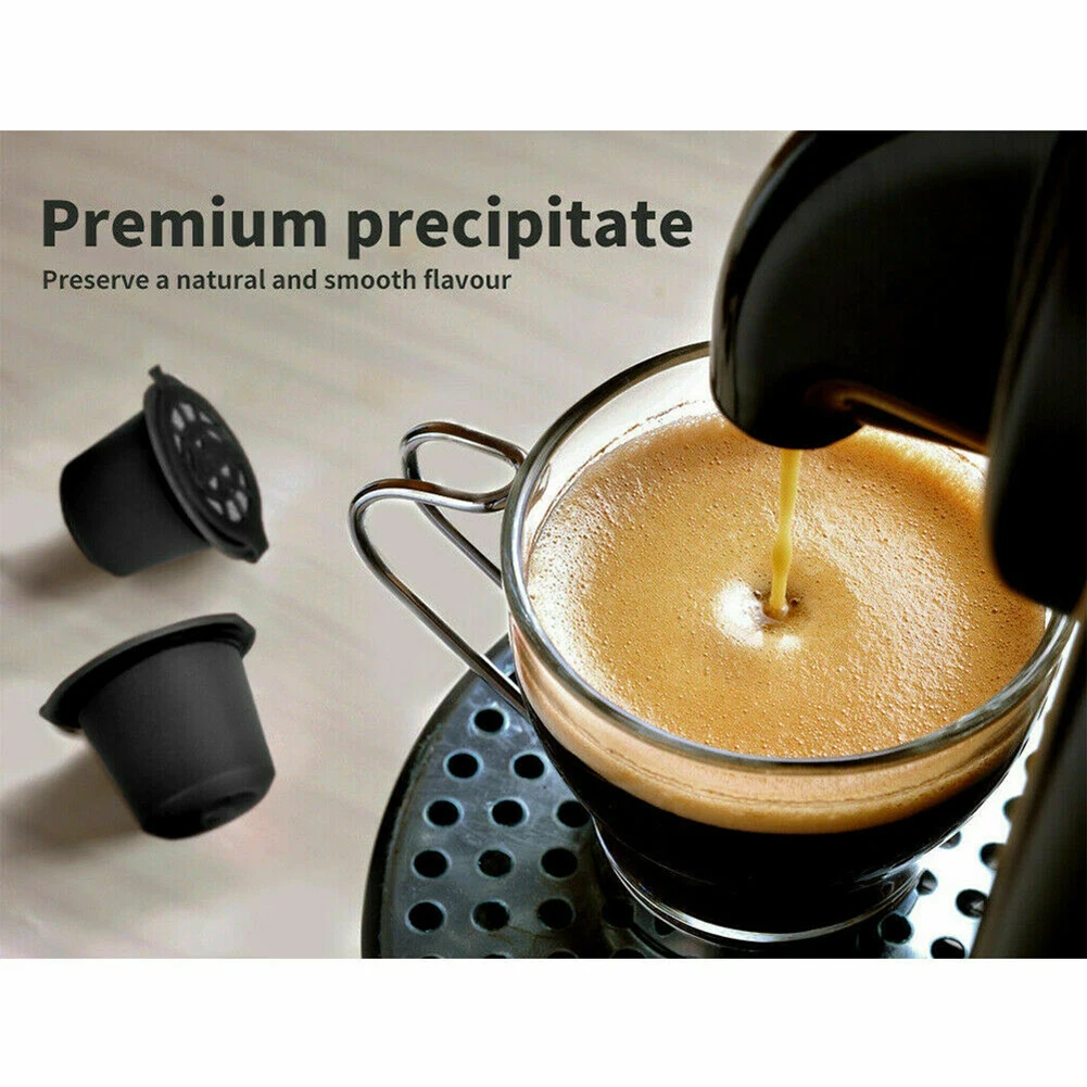 6pcs Refillable Reusable Coffee Capsule Filter Cup Capsule Pods For Nespresso Maker Machine Compatible With Nescafe
6pcs Refillable Reusable Coffee Capsule Filter Cup Capsule Pods For Nespresso Maker Machine Compatible With Nescafe