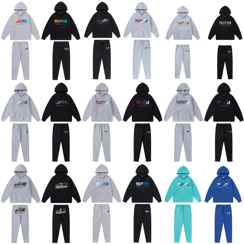 Hot Selling High Quality Trapstar London Hoodies Towel Embroidered Gradient Letter Sweatshirt+Joggers Trend Streetwear Pullover
Hot Selling High Quality Trapstar London Hoodies Towel Embroidered Gradient Letter Sweatshirt+Joggers Trend Streetwear Pullover