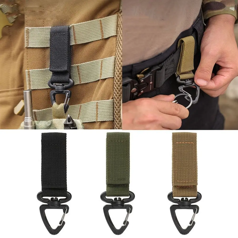Rotatable Camping Hiking Molle Tactical Knapsack Keychain Triangle Backpack Buckle Outdoor Hook Waist Bag Fastener
Rotatable Camping Hiking Molle Tactical Knapsack Keychain Triangle Backpack Buckle Outdoor Hook Waist Bag Fastener