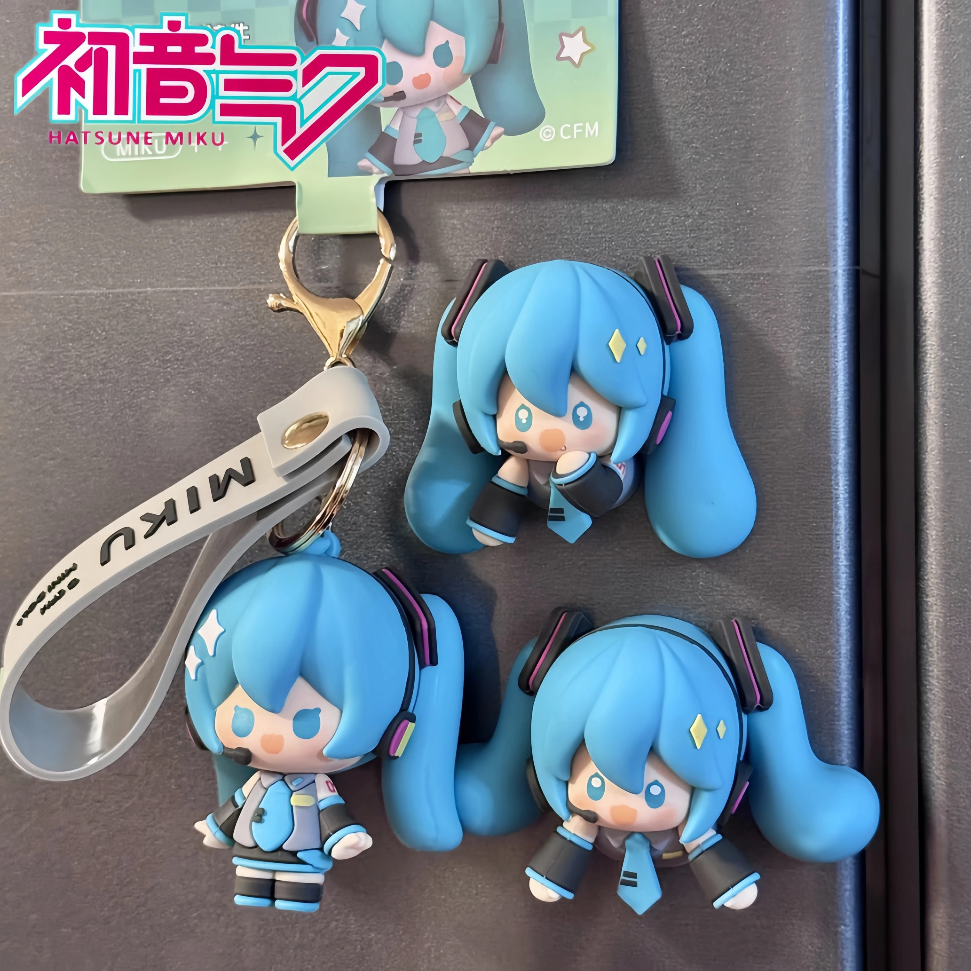 Hatsune Miku Kagamine Rin Len Chain Мягкий резиновый брелок для ключей Подвеска телефона 2024