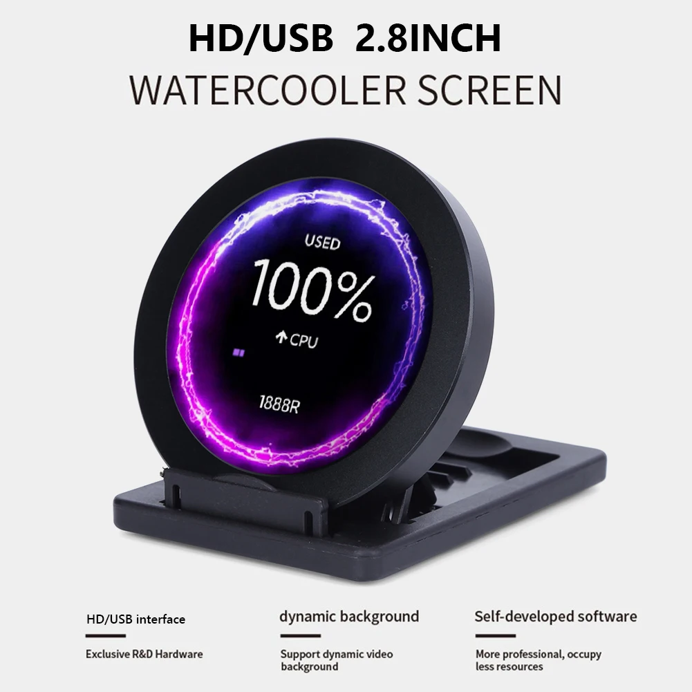 For CPU GPU SSD PC Computer Screen 2.8 Inch IPS Dynamic Round Computer Secondary LCD Screen 480x480 HDMI-compatible Driver Board
For CPU GPU SSD PC Computer Screen 2.8 Inch IPS Dynamic Round Computer Secondary LCD Screen 480x480 HDMI-compatible Driver Board