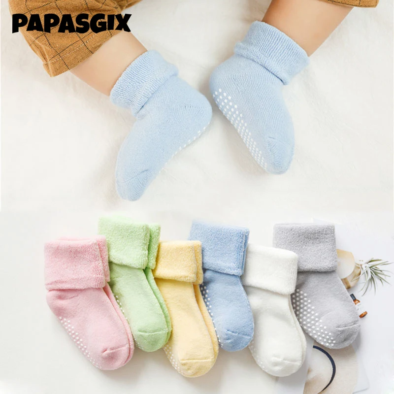 Baby Socks Cotton Autumn Winter Thicken Warm Newborn Boy Girl Floor Socks Baby Non-slip Terry Socks for Boys Girls 0-3 Year 
Baby Socks Cotton Autumn Winter Thicken Warm Newborn Boy Girl Floor Socks Baby Non-slip Terry Socks for Boys Girls 0-3 Year