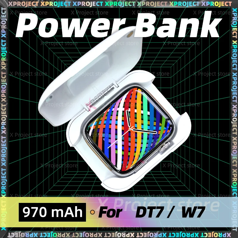 Для DT7 W7 SmartWatch Зарядное устройство Power Bank 970 мАч Магнитная дорожная переносная беспроводная зарядная база для кабеля HW7 HW57 HW67 PRO MAX
Для DT7 W7 SmartWatch Зарядное устройство Power Bank 970 мАч Магнитная дорожная переносная беспроводная зарядная база для кабеля HW7 HW57 HW67 PRO MAX