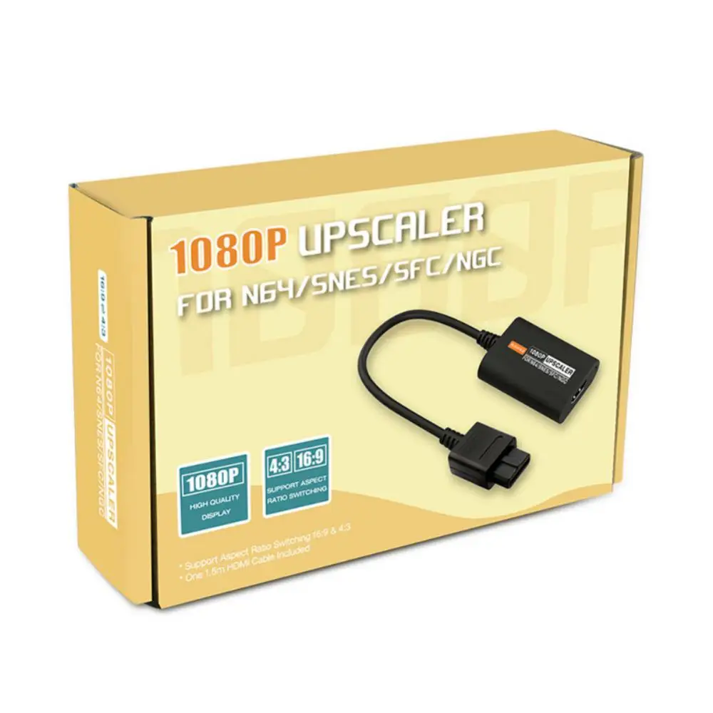 RGBS Upscaler для игровой консоли N64 SEGA SFC NGC MD1 MD2 SNK 1080P адаптер преобразователя с переключателем соотношения сторон 16:9/4:3
RGBS Upscaler для игровой консоли N64 SEGA SFC NGC MD1 MD2 SNK 1080P адаптер преобразователя с переключателем соотношения сторон 16:9/4:3