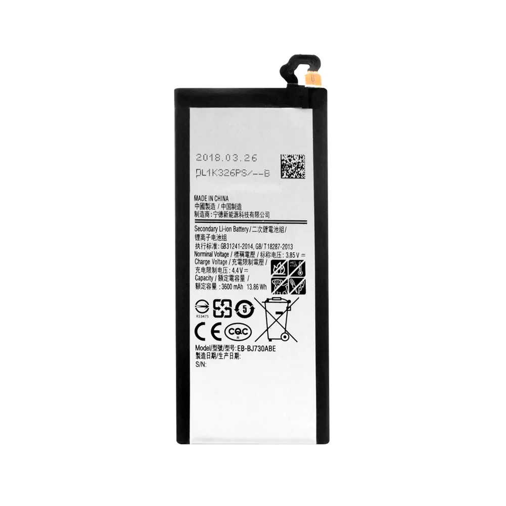 Replacement Battery EB-BJ730ABE For Samsung Galaxy J7 Pro 2017 J730 SM-J730F J730FM J730GM J730K 3600mAh Phone Batteria
Replacement Battery EB-BJ730ABE For Samsung Galaxy J7 Pro 2017 J730 SM-J730F J730FM J730GM J730K 3600mAh Phone Batteria