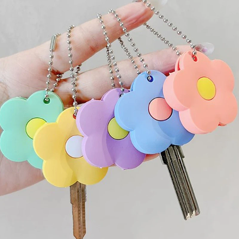 Flower Cartoon Key Cover Cap Silicone Key Accessories Soft Solid Key Holder Key Chain for Girl Women Trinket Gift 2023
Flower Cartoon Key Cover Cap Silicone Key Accessories Soft Solid Key Holder Key Chain for Girl Women Trinket Gift 2023