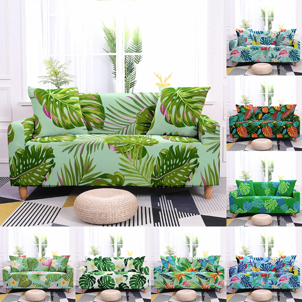 Elastic Sofa Cover Tropical Leaves Pattern Couch Covers For Living Room Green Leaf Print Sofa Protective Slipcover 1-4 Seater
Elastic Sofa Cover Tropical Leaves Pattern Couch Covers For Living Room Green Leaf Print Sofa Protective Slipcover 1-4 Seater