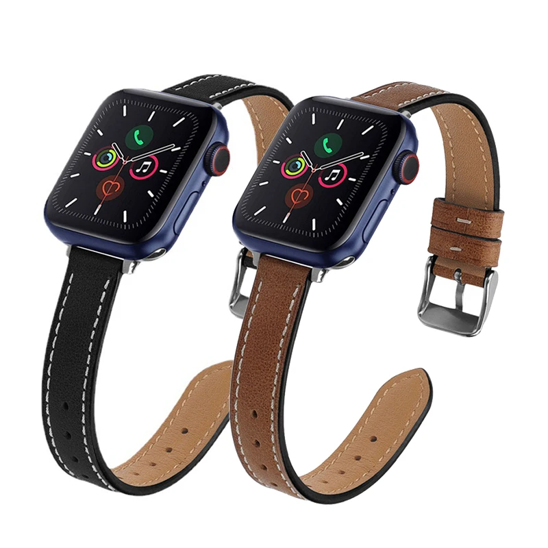 

Geniue leather Band For Apple Watch Ultra 8 7 6 5 4 3 se Wrist Braclet Strap For iwatch Series 49mm 44mm 40mm 45mm 41mm 42 38mm