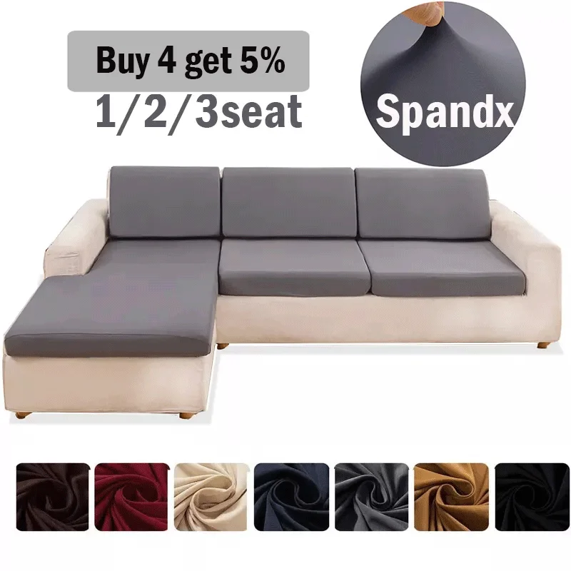 Sofa Seat Cushion Cover Gray Stretch Washable Removable Slipcover All-inclusive Couch Spandx Sofa Cushion Case1-3seat (With Tie)
Sofa Seat Cushion Cover Gray Stretch Washable Removable Slipcover All-inclusive Couch Spandx Sofa Cushion Case1-3seat (With Tie)