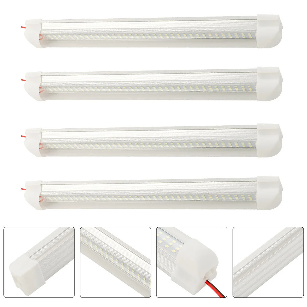 4 Pcs Interior Car Lights Strips LED Reading Bar Lighting Lamp White Pp Material
4 Pcs Interior Car Lights Strips LED Reading Bar Lighting Lamp White Pp Material