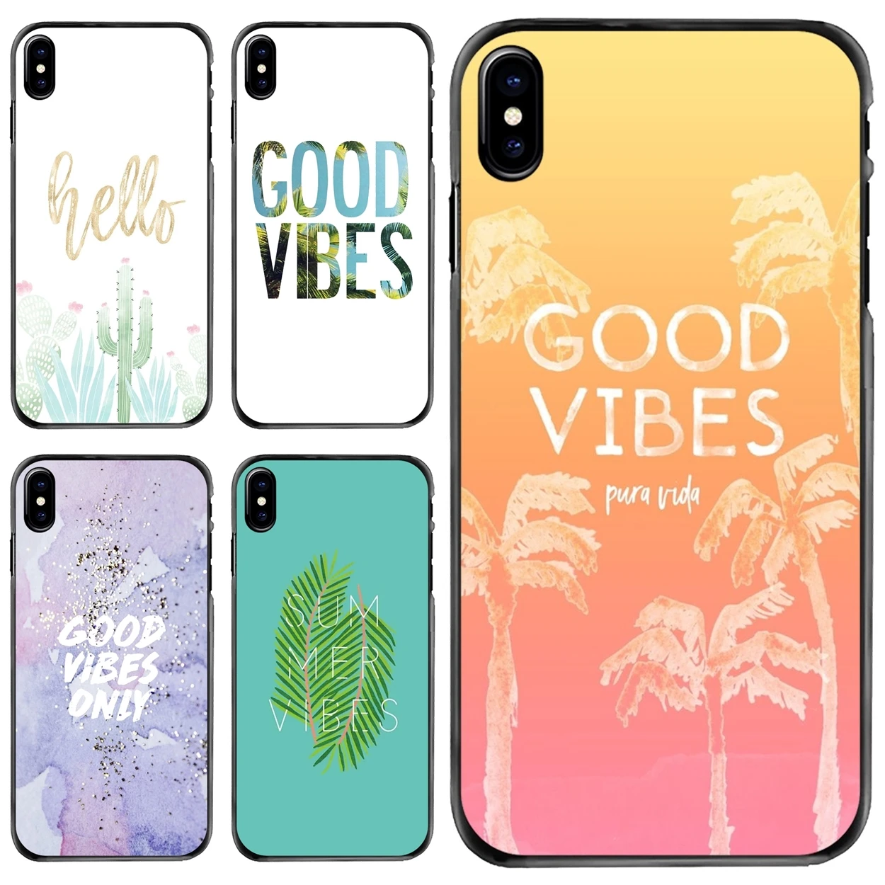 For Apple iPhone 11 12 13 14 Pro MAX Mini 5 5S SE 6 6S 7 8 Plus 10 X XR XS Hard Phone Cover Case Good vibes summer Art
For Apple iPhone 11 12 13 14 Pro MAX Mini 5 5S SE 6 6S 7 8 Plus 10 X XR XS Hard Phone Cover Case Good vibes summer Art
