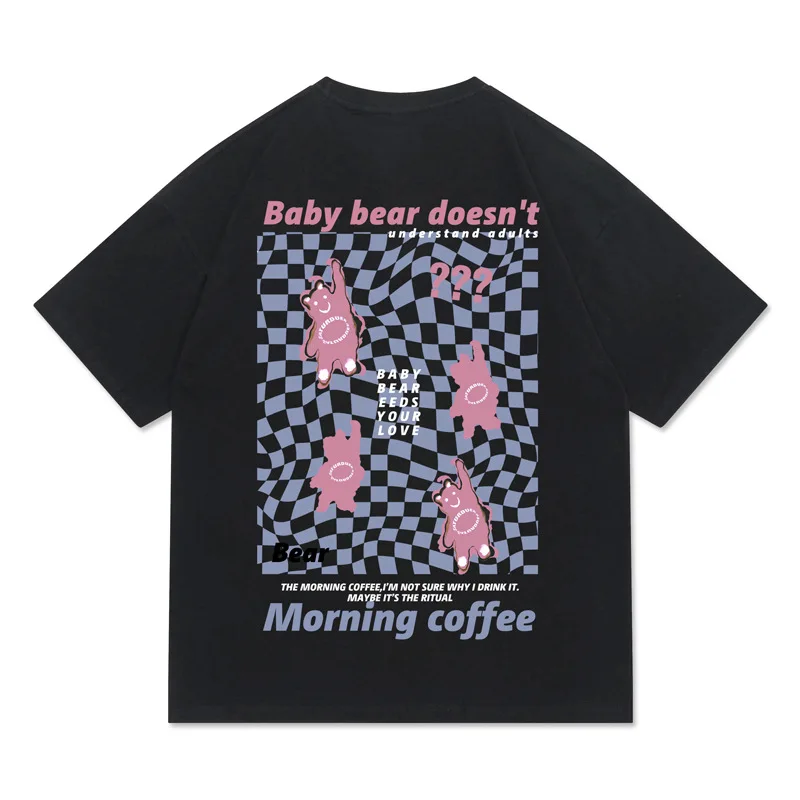 2022 Men Hip Hop Streetwear T Shirt Baby Bear Printed T-Shirt Harajuku Cotton Casual Tshirt Spring Summer Short Sleeve Tops Tees
2022 Men Hip Hop Streetwear T Shirt Baby Bear Printed T-Shirt Harajuku Cotton Casual Tshirt Spring Summer Short Sleeve Tops Tees