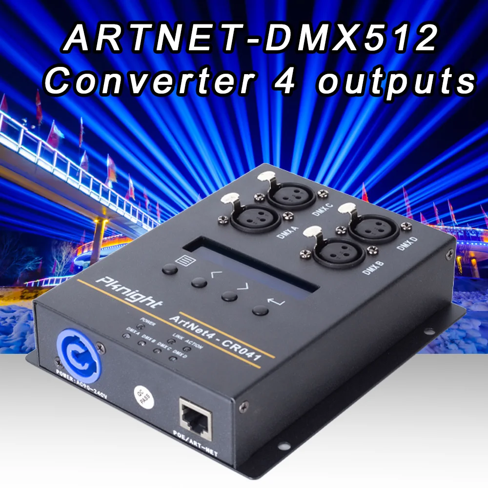 Artnet входной конвертер 4 DMX512 выходной сигнал 3/5 Pin XLR Pixel Matrix светодиодный модуль декодер 2048 каналов удлинитель сценической консоли
Artnet входной конвертер 4 DMX512 выходной сигнал 3/5 Pin XLR Pixel Matrix светодиодный модуль декодер 2048 каналов удлинитель сценической консоли
