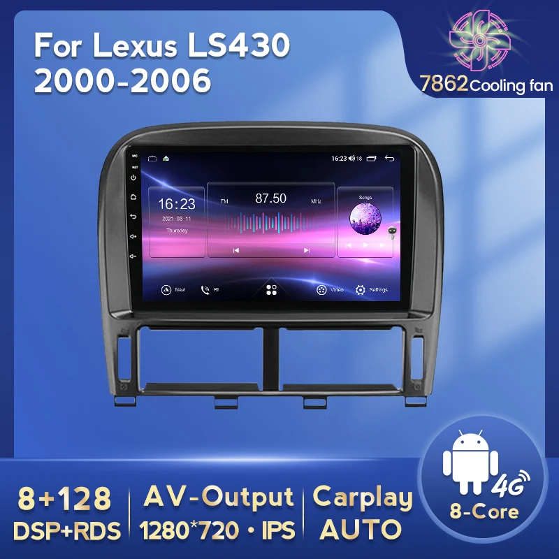 9 inch 8GB+128GB Android Auto Radio Multimedia For Lexus LS430 XF30 LS430 2000 - 2006 for Toyota Celsior XF30 carplay DSP RDS 4G
9 inch 8GB+128GB Android Auto Radio Multimedia For Lexus LS430 XF30 LS430 2000 - 2006 for Toyota Celsior XF30 carplay DSP RDS 4G