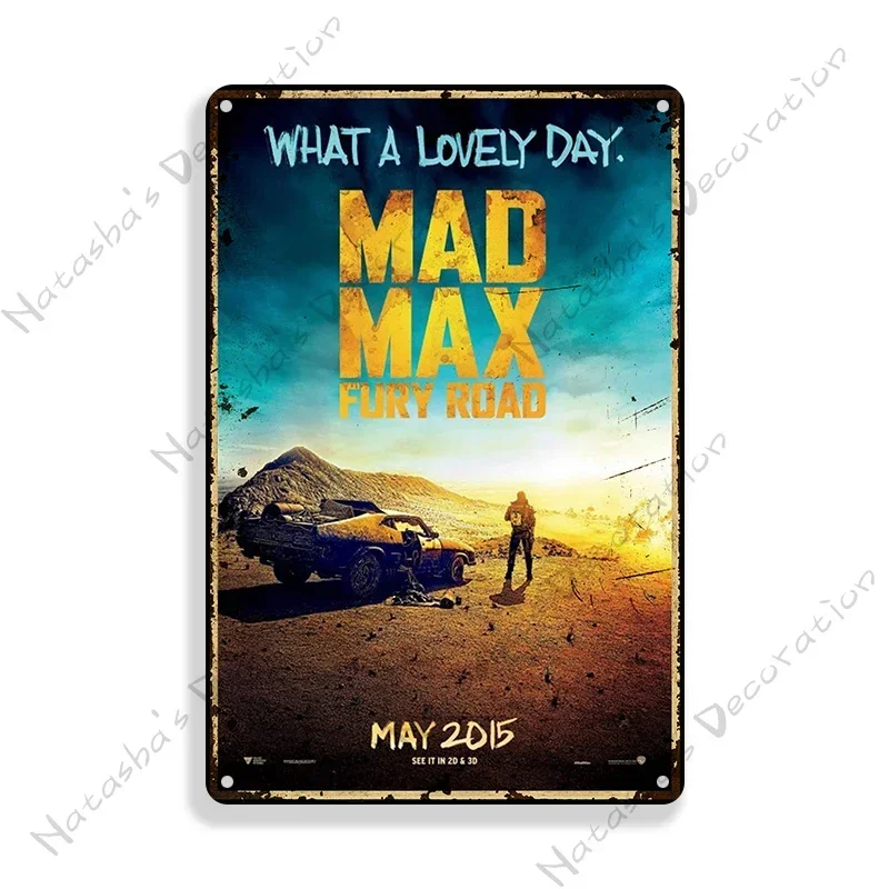 Металлическая табличка Mad Max
Металлическая табличка Mad Max