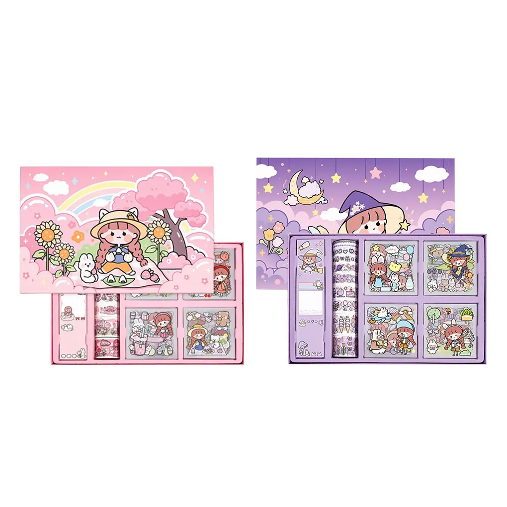 100X Cute Sticker Memo Note Stationery Set Multicolored Girl Accessories Cartoon Style Exquisite Student Accessories
100X Cute Sticker Memo Note Stationery Set Multicolored Girl Accessories Cartoon Style Exquisite Student Accessories