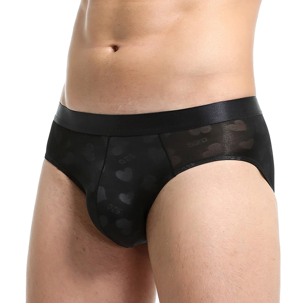 Panties Mens Briefs Breathable Comfortable Underwear Fashionable Heart Shaped Nylon See Through Sexy Transparent
Panties Mens Briefs Breathable Comfortable Underwear Fashionable Heart Shaped Nylon See Through Sexy Transparent