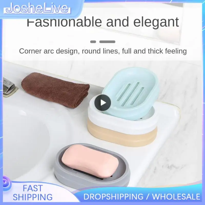 1~8PCS Oval Transparent Double-layer Plastic Soap Box Household Bathroom Drain Soap Tray Soap Holder
1~8PCS Oval Transparent Double-layer Plastic Soap Box Household Bathroom Drain Soap Tray Soap Holder