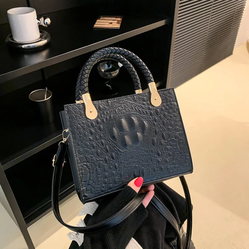 Square Shoulder Bag Crocodile Pattern Handbags For Women Small Top-handle Bags Crossbody
Square Shoulder Bag Crocodile Pattern Handbags For Women Small Top-handle Bags Crossbody