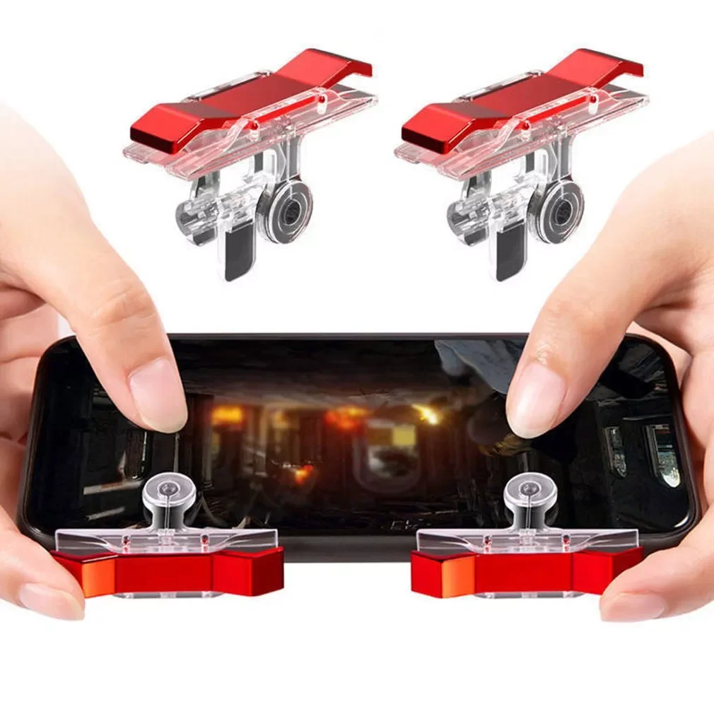 2Pcs Mobile Phone Gaming Trigger Gamepad for PUBG Button Handle For L1R1 Shooter Controller Keypads Grip For IPhone Android
2Pcs Mobile Phone Gaming Trigger Gamepad for PUBG Button Handle For L1R1 Shooter Controller Keypads Grip For IPhone Android