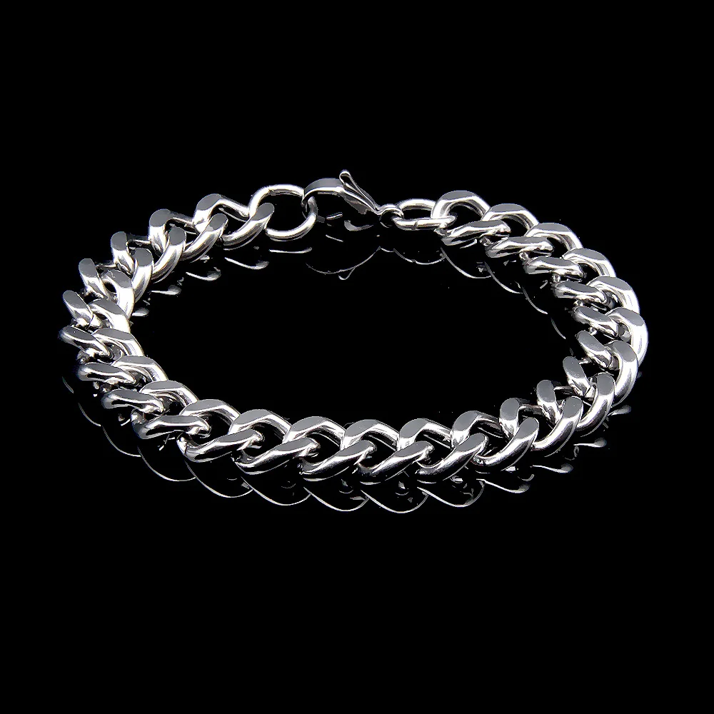 XHN Women's Men's Bracelet Stainless Steel Cuban Link Chain Bracelets Fashion Wholesale Dropshipping Jewelry
XHN Women's Men's Bracelet Stainless Steel Cuban Link Chain Bracelets Fashion Wholesale Dropshipping Jewelry