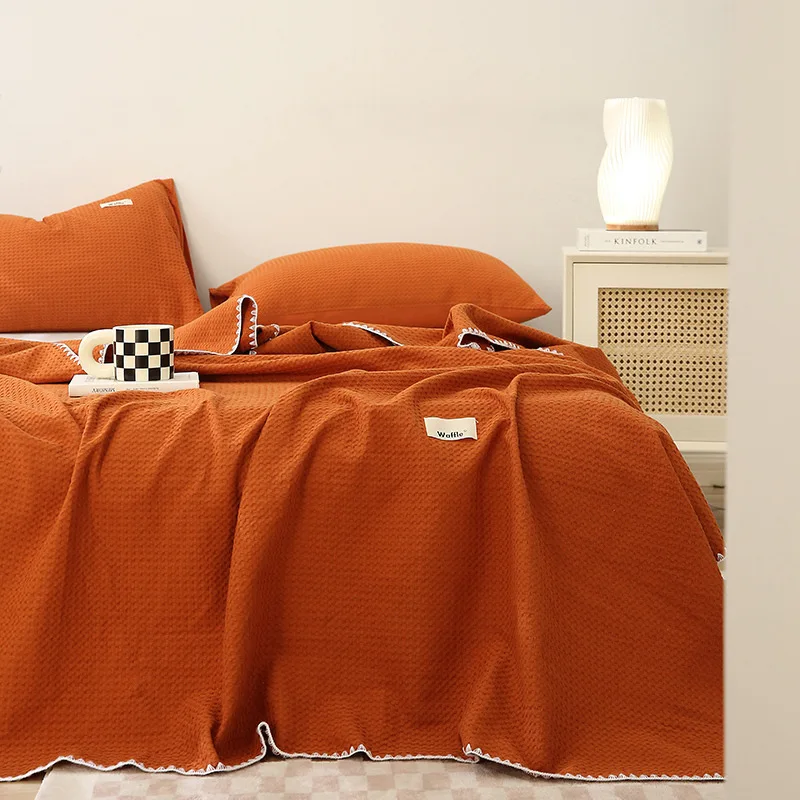 Waffle Weave Blanket King Size - Washed Soft Lightweight Blanket for All Season - Breathable and Skin-Friendly Blanket for Couch
Waffle Weave Blanket King Size - Washed Soft Lightweight Blanket for All Season - Breathable and Skin-Friendly Blanket for Couch