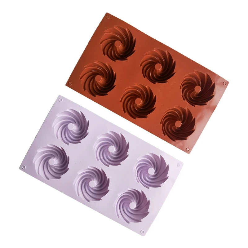 Форма для шоколада с 6 отверстиями, форма для выпечки в форме спирали, стандартные силиконовые формы для торта, идеальный подарок для любителей выпечки своими руками
Форма для шоколада с 6 отверстиями, форма для выпечки в форме спирали, стандартные силиконовые формы для торта, идеальный подарок для любителей выпечки своими руками