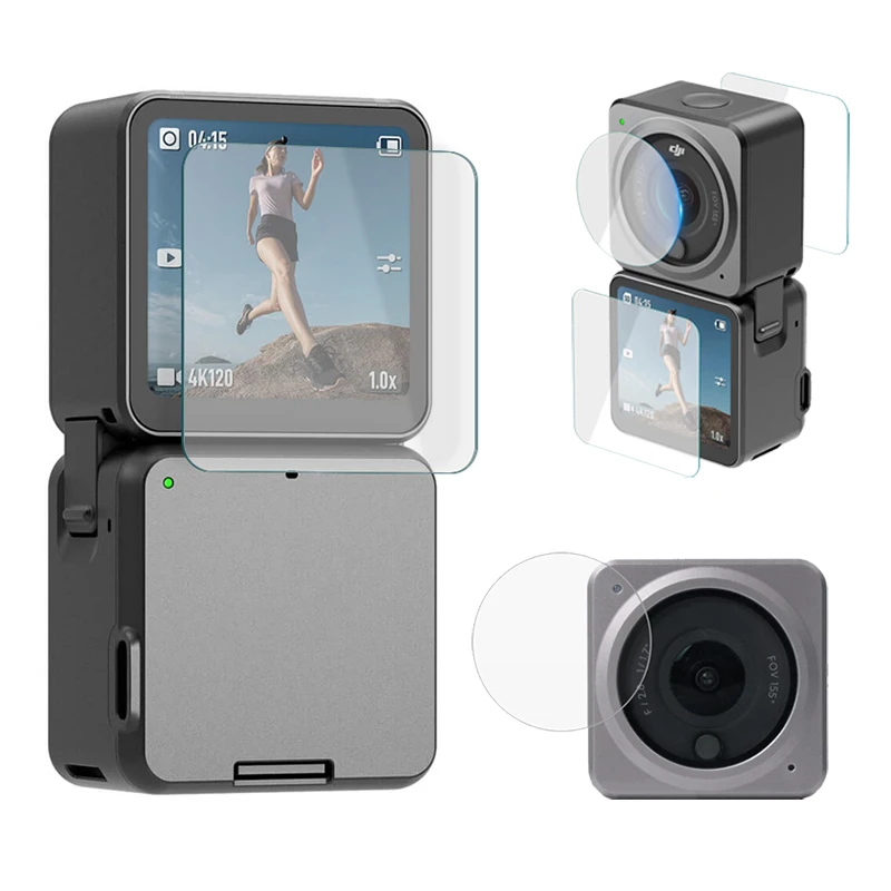 Camera Tempered Glass for DJI Osmo Action 2/Pocket2 Lens Back Screen Protective Film Sports Action Video Cameras Accessories
Camera Tempered Glass for DJI Osmo Action 2/Pocket2 Lens Back Screen Protective Film Sports Action Video Cameras Accessories