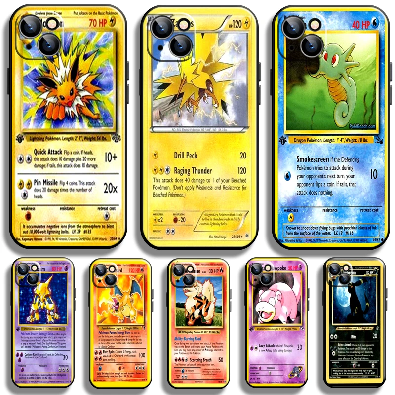 Pokemon Cards For Apple iPhone 13 12 11 Pro 12 13 Mini X XR XS Max SE 5 6 6s 7 8 Plus Phone Case Liquid Silicon Soft
Pokemon Cards For Apple iPhone 13 12 11 Pro 12 13 Mini X XR XS Max SE 5 6 6s 7 8 Plus Phone Case Liquid Silicon Soft