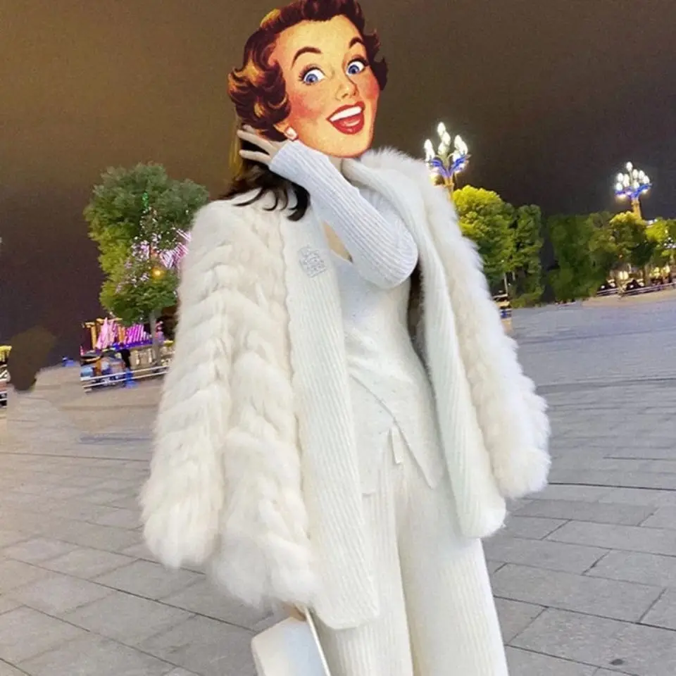 2022 New Women Winter Warm Faux Fur Coat Thicken Women Fashion Patchwork Solid Knit Overcoat Casual Female Outerwear U20
2022 New Women Winter Warm Faux Fur Coat Thicken Women Fashion Patchwork Solid Knit Overcoat Casual Female Outerwear U20