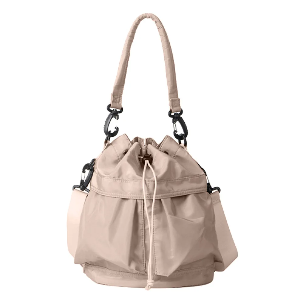 Women Crossbody Bag Large Capacity Nylon Shoulder Bag Drawstring Handbag Adjustable Strap Large Capacity Portable Nylon Bucket
Women Crossbody Bag Large Capacity Nylon Shoulder Bag Drawstring Handbag Adjustable Strap Large Capacity Portable Nylon Bucket