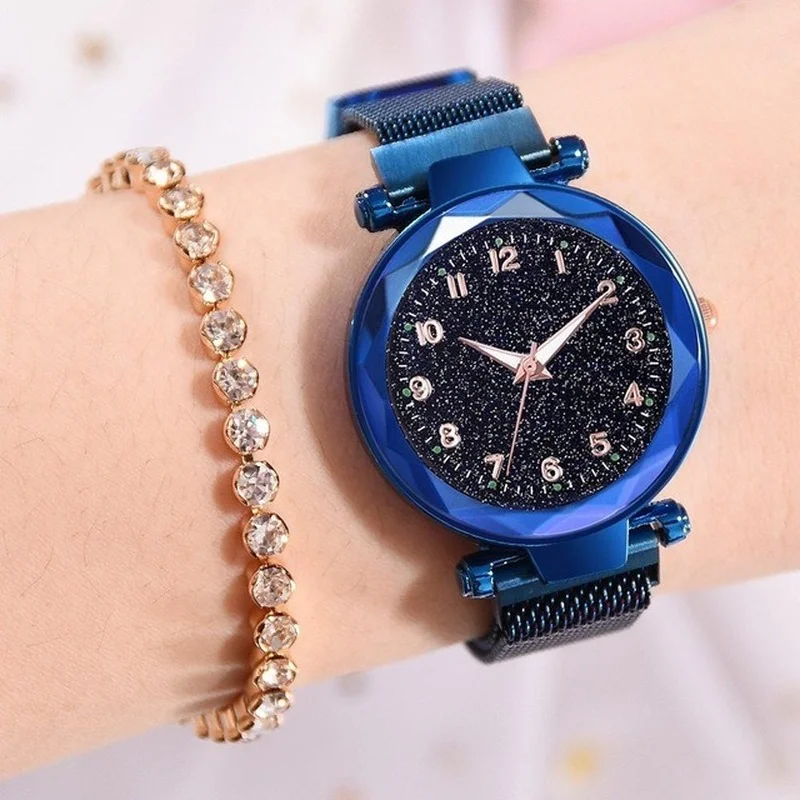 Luxury Luminous Women Watches Starry Sky Magnetic Female Wristwatch Waterproof Rhinestone Clock Relogio Feminino
Luxury Luminous Women Watches Starry Sky Magnetic Female Wristwatch Waterproof Rhinestone Clock Relogio Feminino