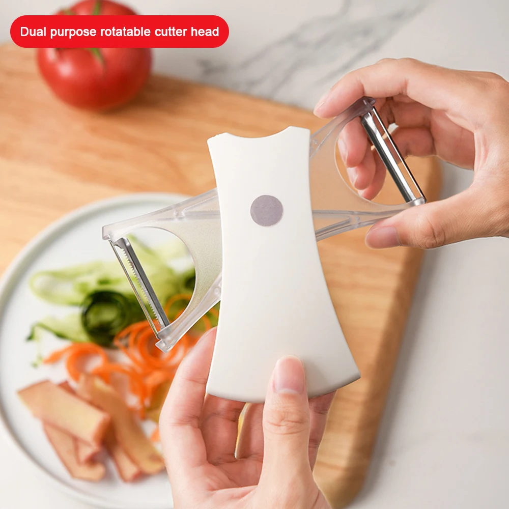 Stainless Steel Vegetable and Fruit Peeler for Kitchen Rotatable at Both Ends 2 in 1 Peeler Easy to Wash ABS Material Hot
Stainless Steel Vegetable and Fruit Peeler for Kitchen Rotatable at Both Ends 2 in 1 Peeler Easy to Wash ABS Material Hot