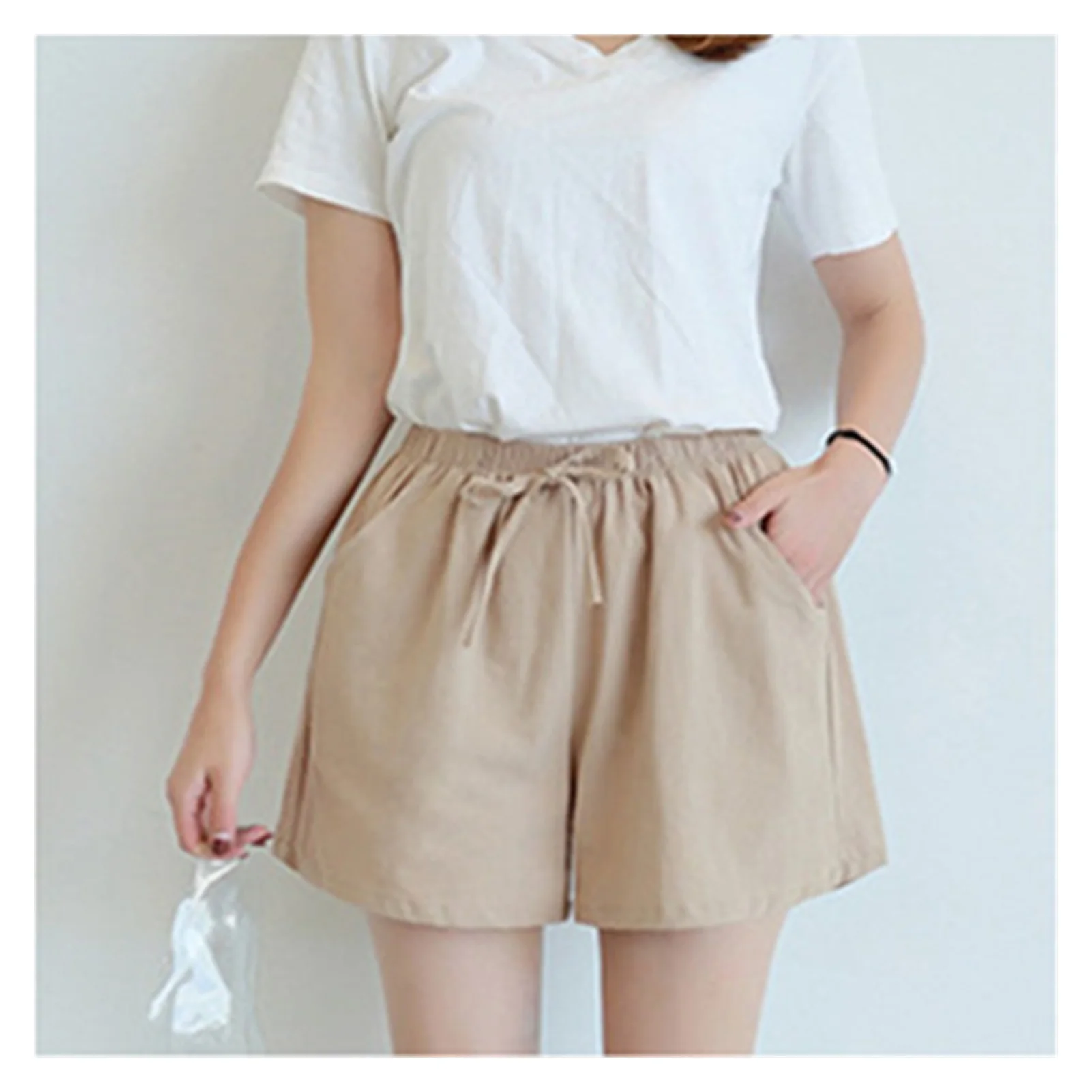 2020 New Women's Shorts Hot Summer Casual Cotton Linen Shorts Plus Size Mid Waist Short Fashion Woman Streetwear Short Pants
2020 New Women's Shorts Hot Summer Casual Cotton Linen Shorts Plus Size Mid Waist Short Fashion Woman Streetwear Short Pants
