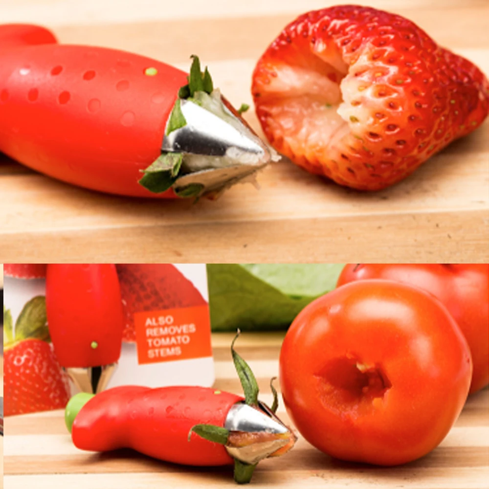 Metal Cutter Remover Fruit Knife Stalks Strawberry Huller Pineapple Novel Tomato Useful Strawberry Leaf Kitchen Accessories Tool
Metal Cutter Remover Fruit Knife Stalks Strawberry Huller Pineapple Novel Tomato Useful Strawberry Leaf Kitchen Accessories Tool