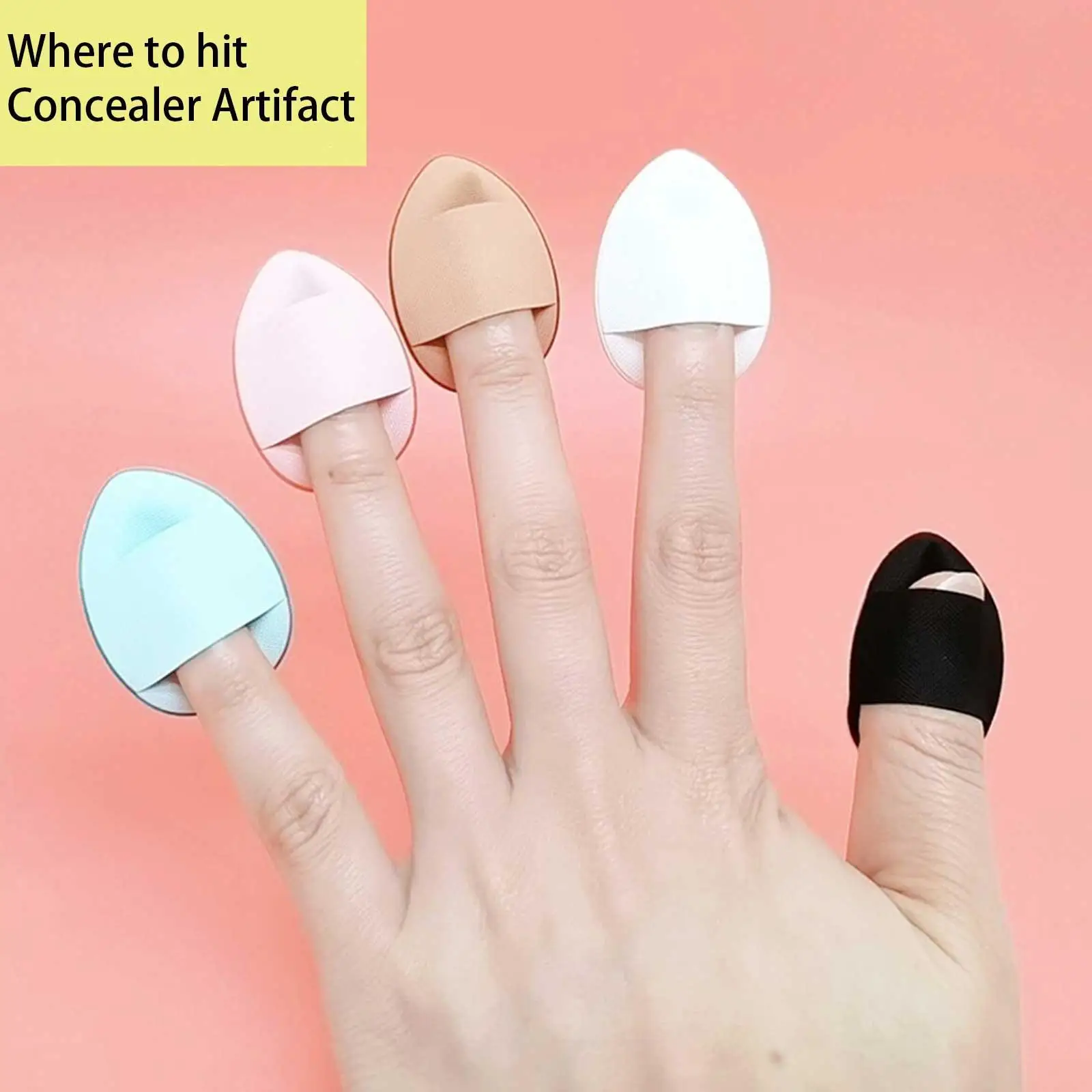 Mini Size Finger Sponge Cosmetic Fingertip Puff Spare Facial Detail Makeup Air Cushion Wet And Dry Makeup Sponge Cosmetic Tools
Mini Size Finger Sponge Cosmetic Fingertip Puff Spare Facial Detail Makeup Air Cushion Wet And Dry Makeup Sponge Cosmetic Tools